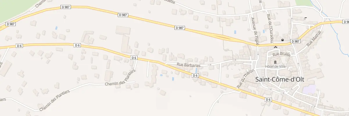 Plan du 6514 Av d’Espalion à Saint-Côme-d’Olt