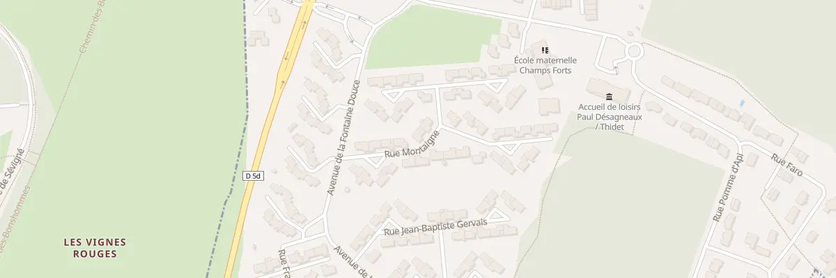 Plan du 9 Rue Montaigne à Esbly