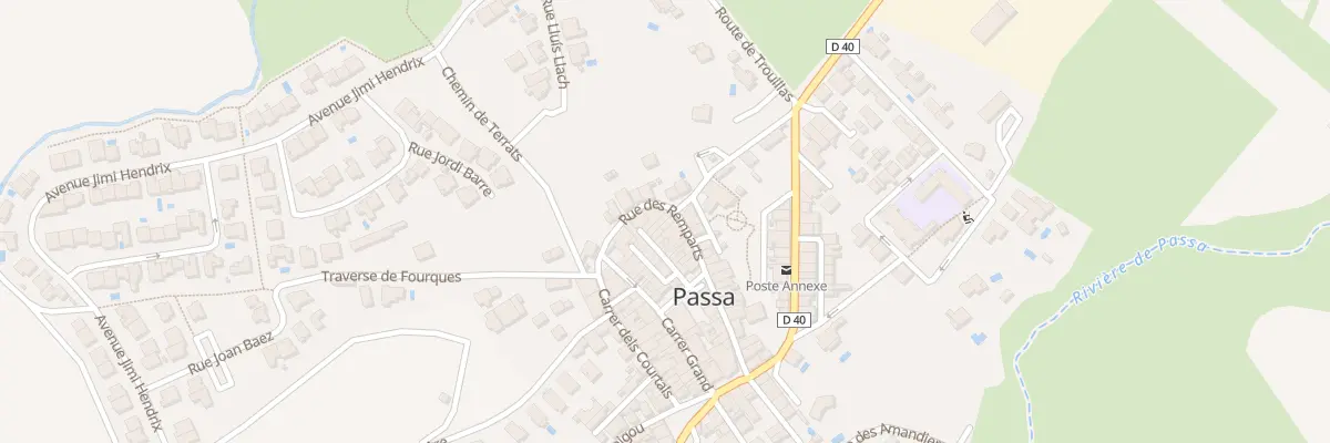 Plan du 17 Rue des Remparts à Passa