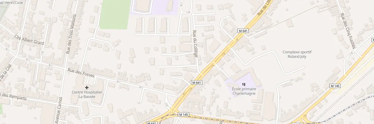 Plan du 15 Rue de Lille à La Bassée