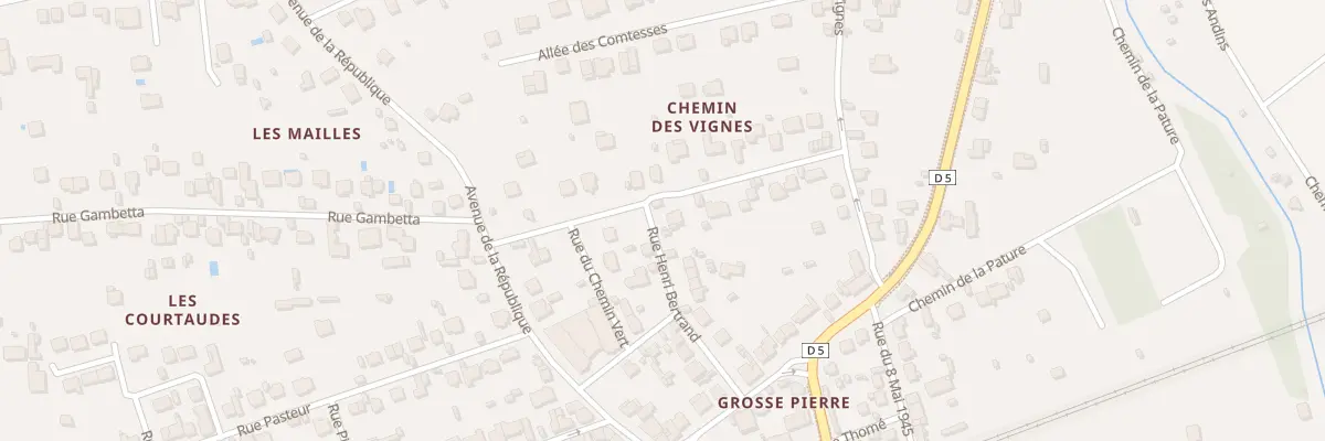 Plan du 16 Rue Henri Bertrand à Esbly