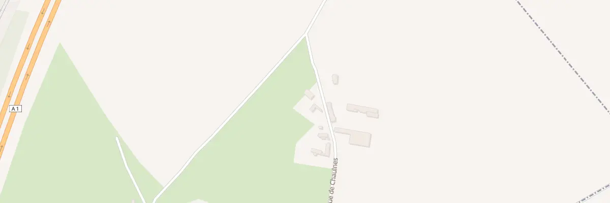 Plan du 5092F Rue de Chaulnes à Punchy