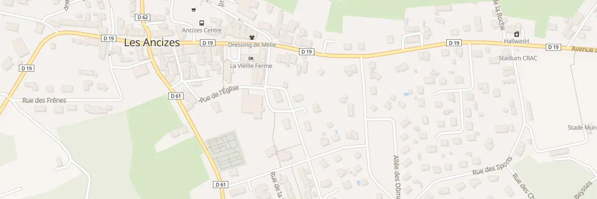 Plan du 3 Rue du Mont Fraternité aux Ancizes-Comps