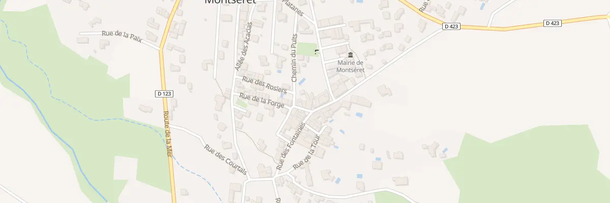 Plan du 3 Rue de la Placette à Montséret