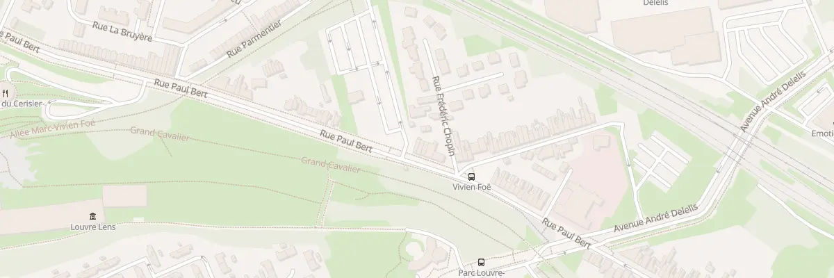 Plan du 122 Rue Paul Bert à Lens