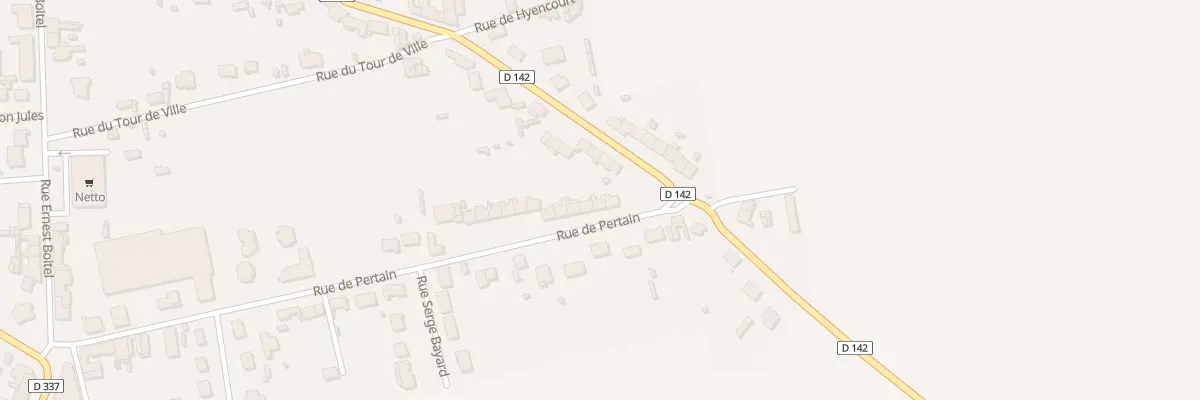 Plan du 50 Rue de Pertain à Chaulnes