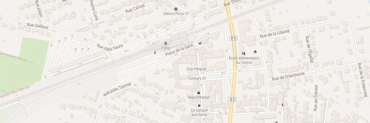Plan du 18 Rue du Gen Leclerc à Esbly