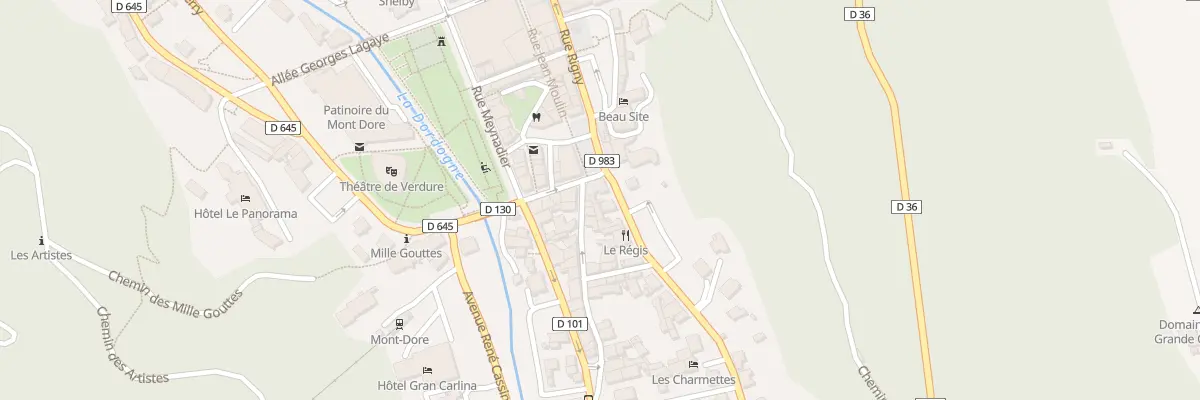 Plan du 3 Rue Louis Dabert à Mont-Dore