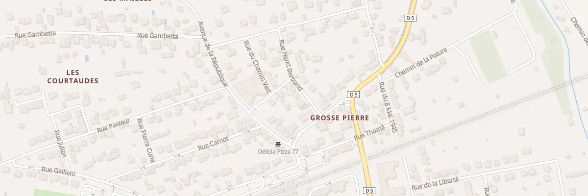 Plan du 5 Rue Henri Bertrand à Esbly
