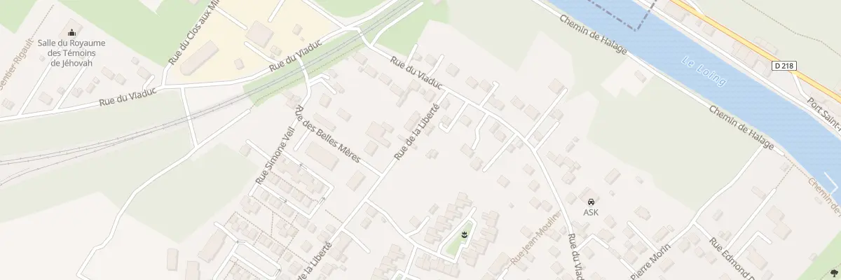 Plan du 28 Rue de la Liberte à Moret-Loing-et-Orvanne