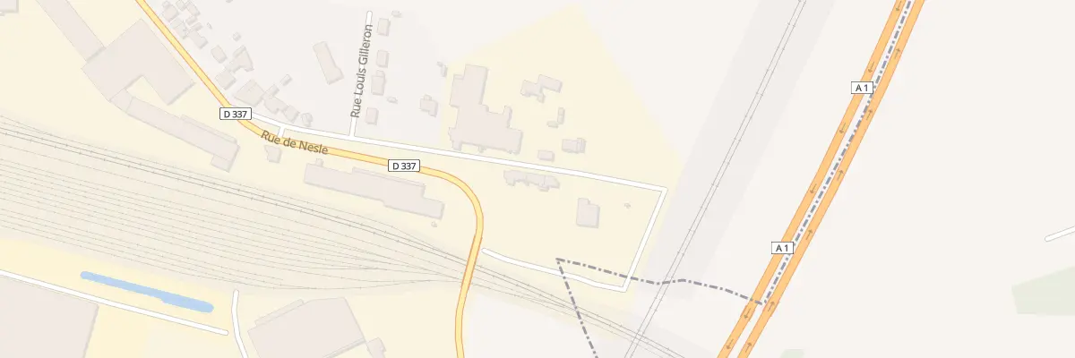 Plan du 52B Rue de Nesle à Chaulnes