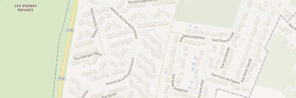 Plan du 6 Rue Frederic Chopin à Esbly