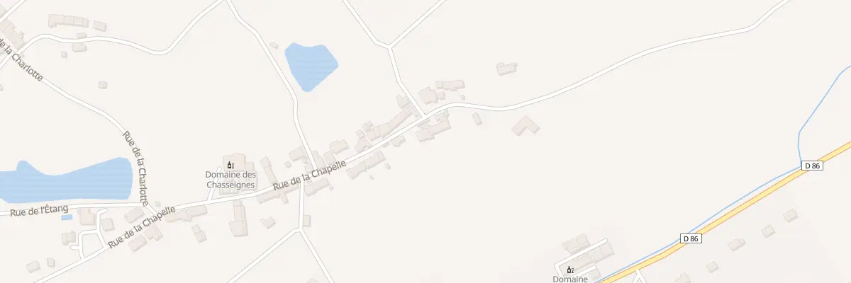Plan du 20 Rue de la Chapelle à Sury-en-Vaux