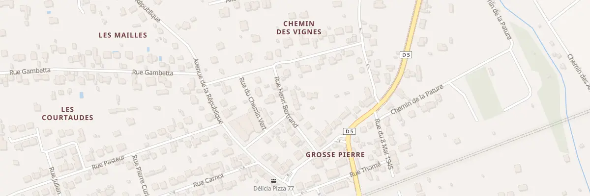 Plan du 10 Rue Henri Bertrand à Esbly