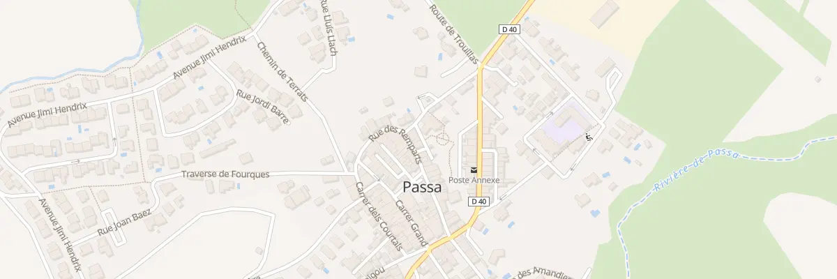 Plan du 10 Rue des Remparts à Passa