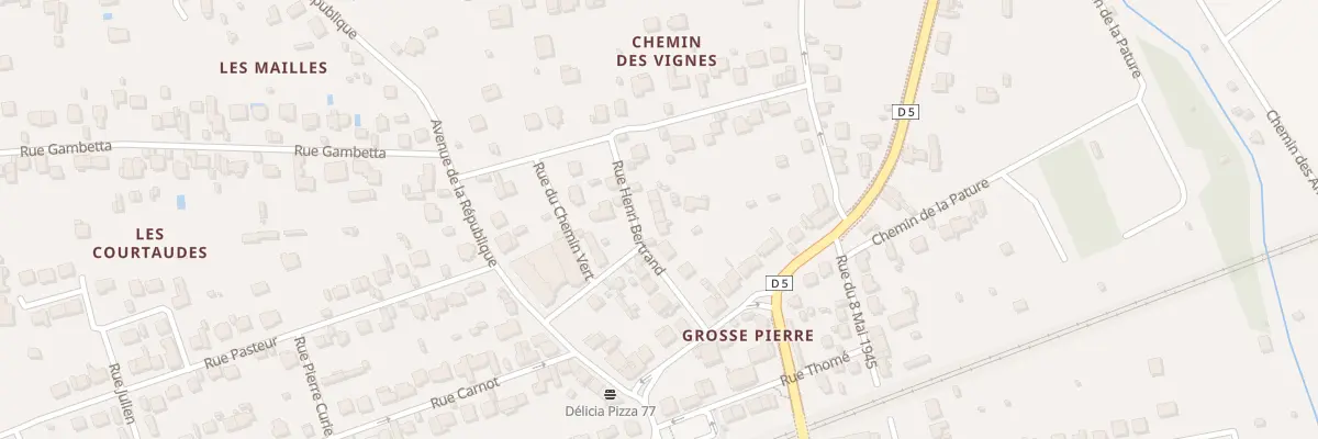 Plan du 8 Rue Henri Bertrand à Esbly