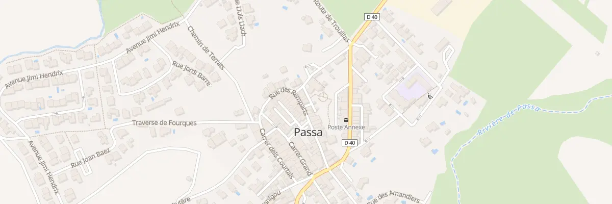 Plan du 8 Rue des Remparts à Passa