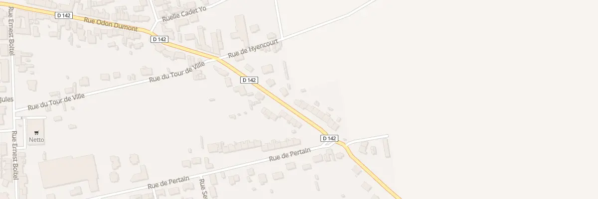 Plan du 14 Rue Didier et Raymond Leroy à Chaulnes