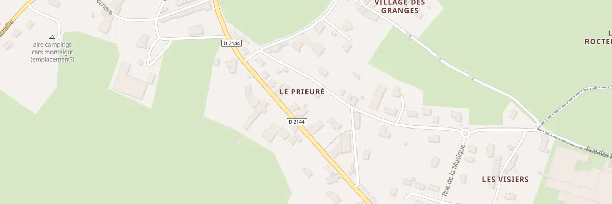 Plan du 9004 Rue des Forges à Montaigut-en-Combraille