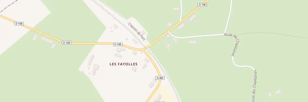 Plan du 61 Rte de la Gare à Hyds