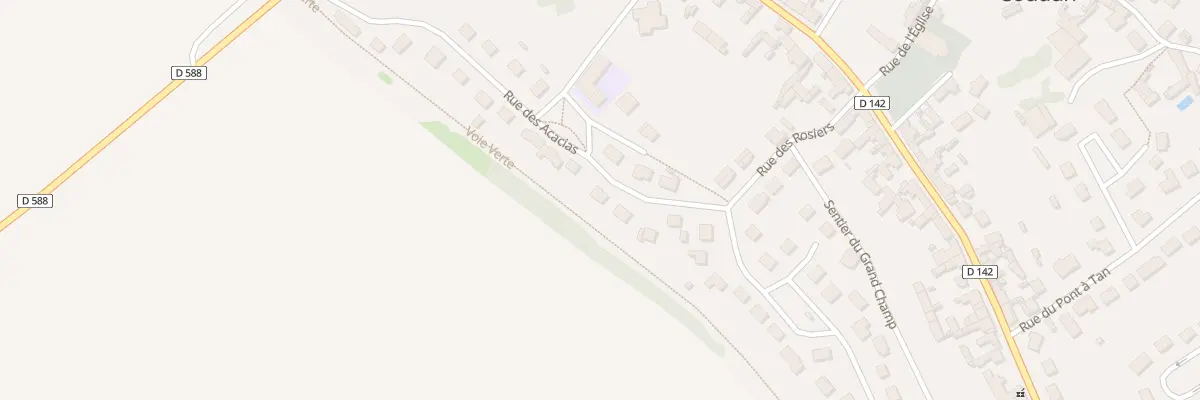 Plan du 52 Rue des Acacias à Coudun