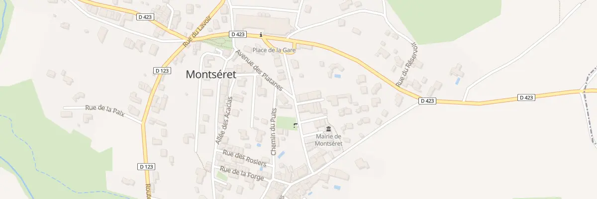 Plan du 13 Av des Platanes à Montséret
