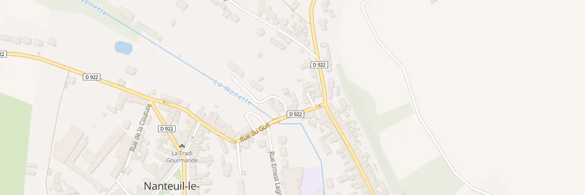 Plan du 10 Rue du Gué à Nanteuil-le-Haudouin