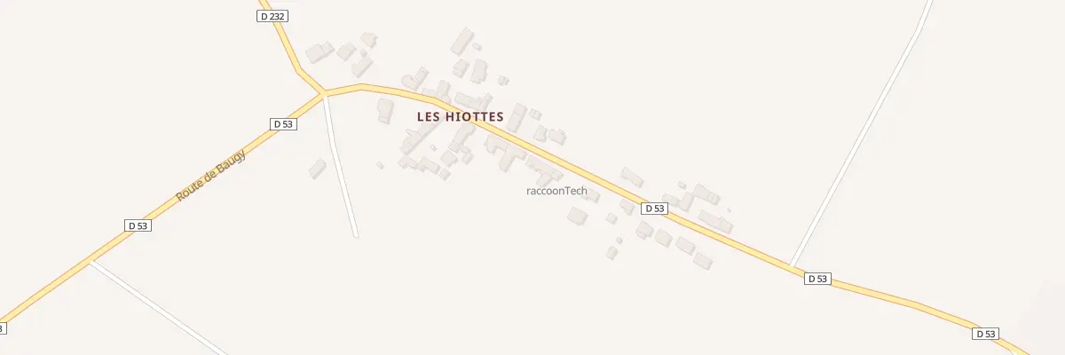 Plan du 11 Les Hiottes à Couy
