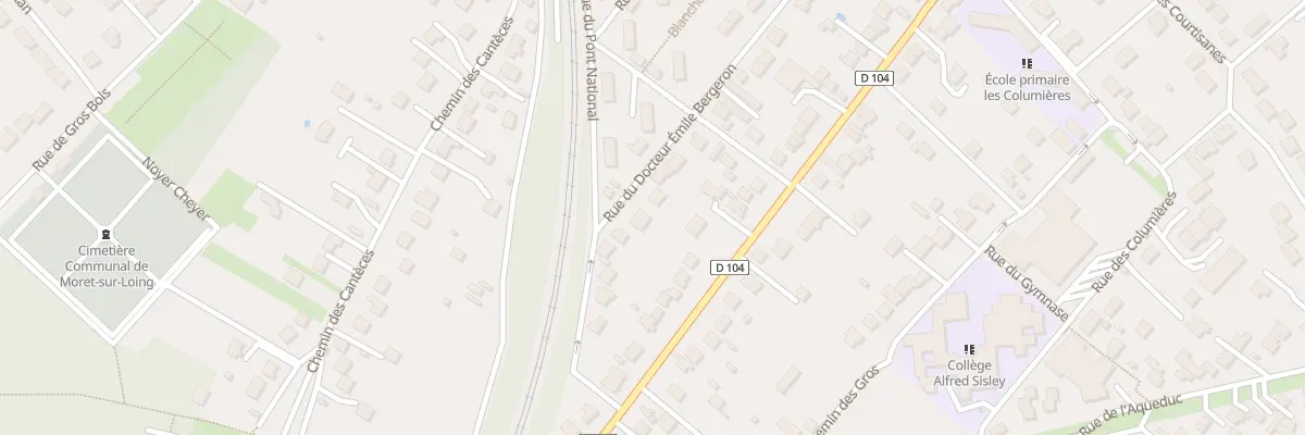 Plan du 53 Rue du Dr Emile Bergeron à Moret-Loing-et-Orvanne