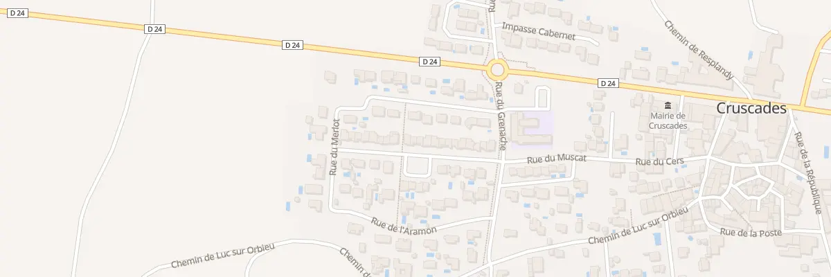 Plan du 24 Rue de la Syrah à Cruscades