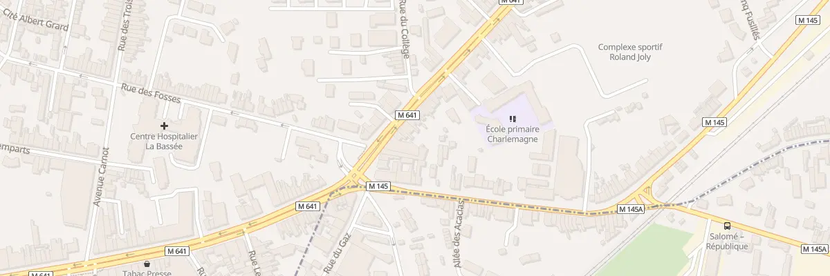 Plan du 8 Rue de Lille à La Bassée