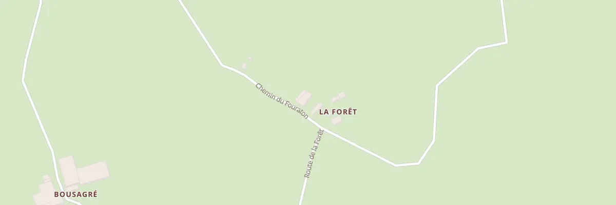 Plan du 52 Che du Fouraton à Isle-et-Bardais