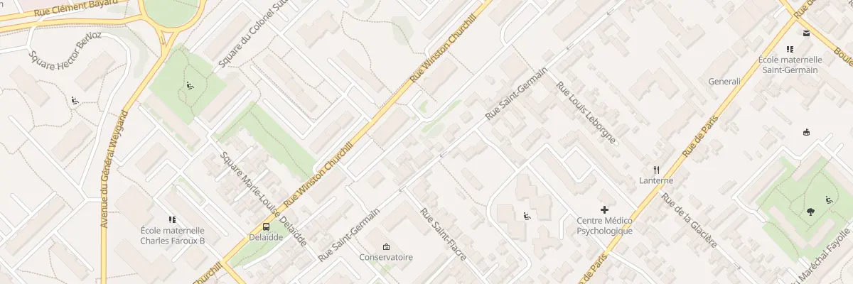 Plan du 24B Rue Saint-Germain à Compiègne