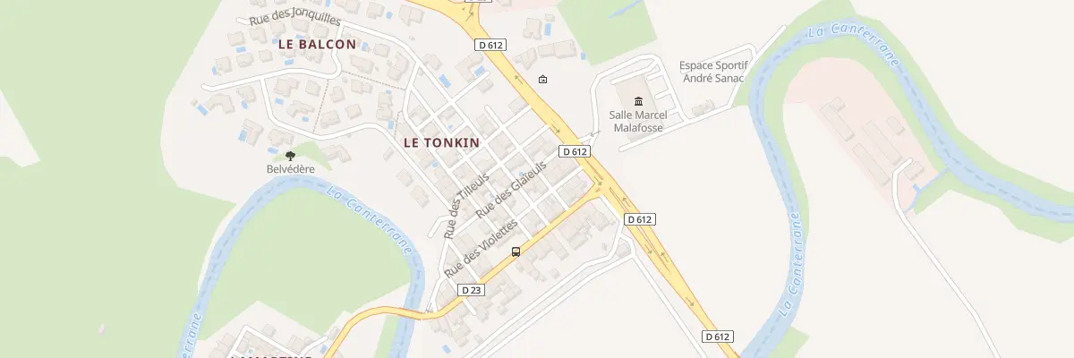 Plan du 9005 Rue des Violettes à Trouillas