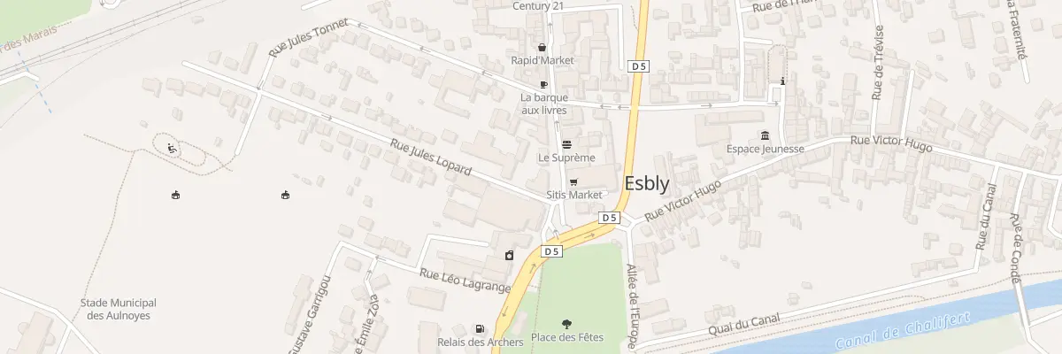 Plan du 2 Rue Jules Lopard à Esbly