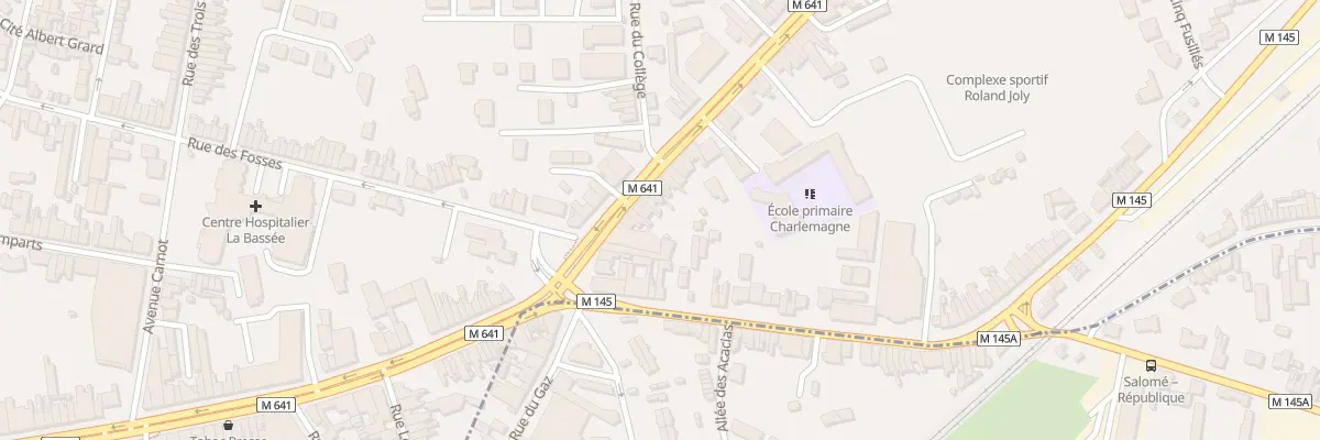 Plan du 10 Rue de Lille à La Bassée