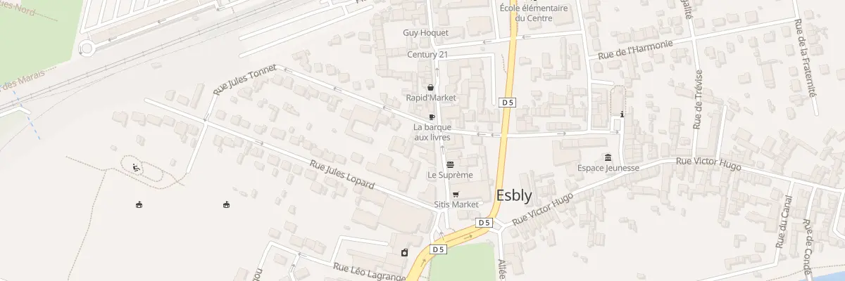 Plan du 1 Rue Jules Tonnet à Esbly