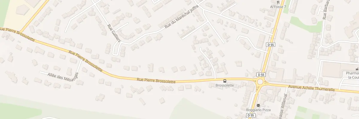 Plan du 28 Rue Pierre Brossolette à Avion
