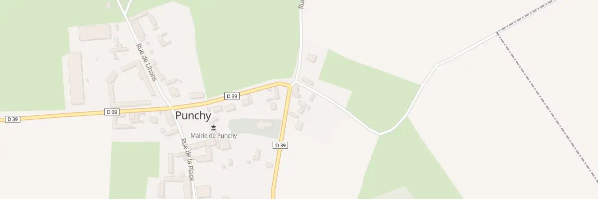 Plan du 3 Rue Quenescourt à Punchy