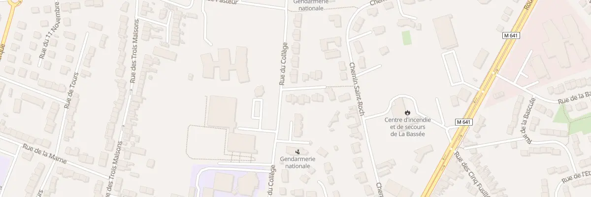 Plan du 18 Res Les Glaieuls Rue du Colleg à La Bassée