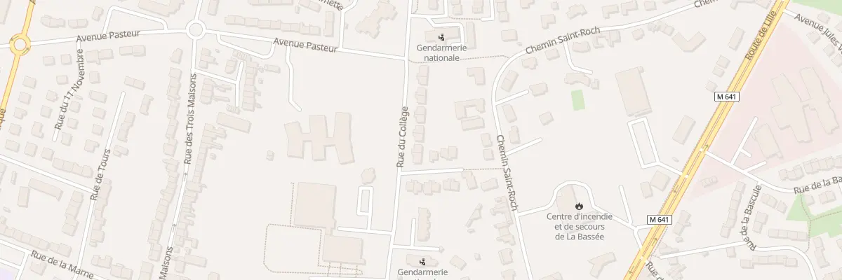 Plan du 8 Res Les Glaieuls Rue du Colleg à La Bassée
