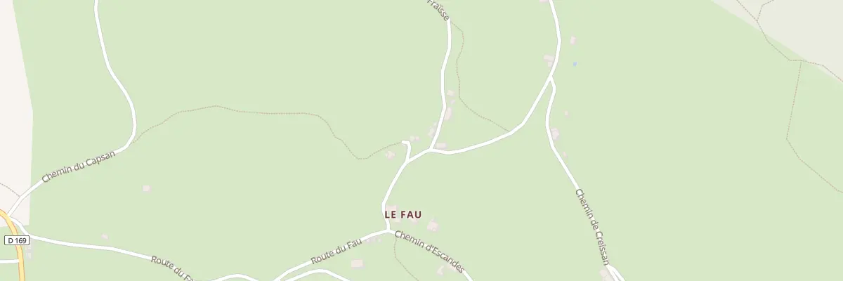 Plan du 5234 Le Fau à Fraisse-sur-Agout