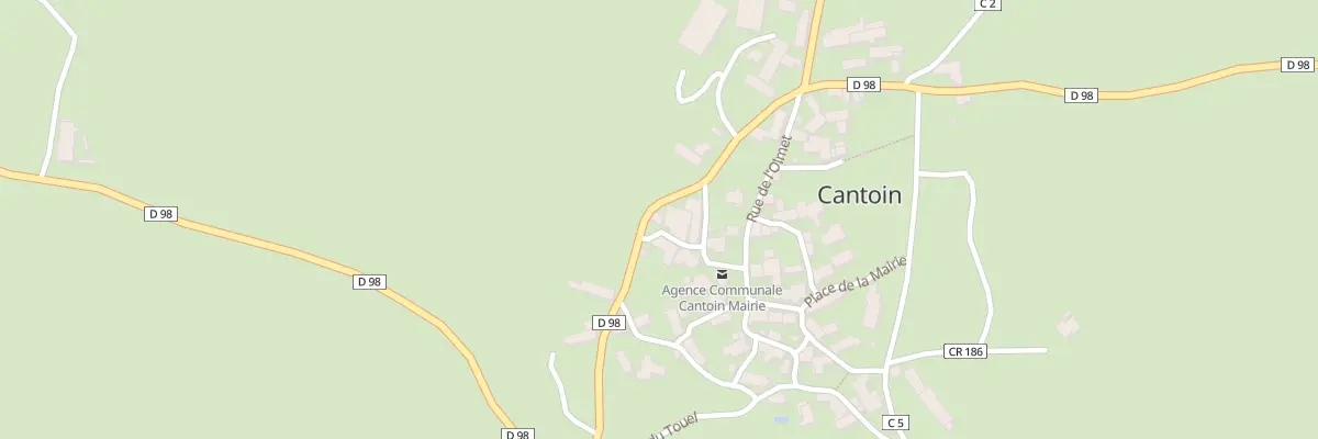 Plan du 5072 Cantoin à Cantoin