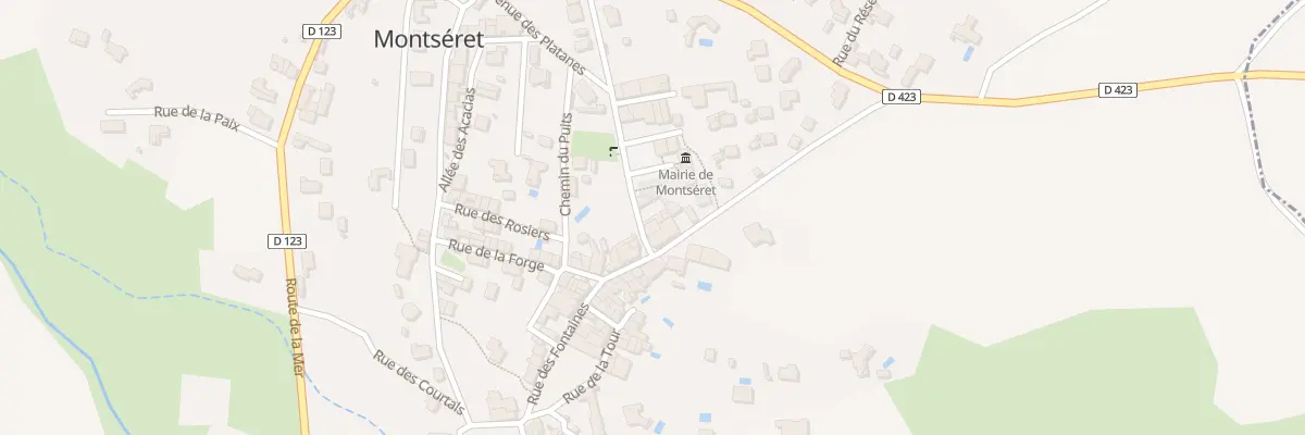 Plan du 7 Av des Platanes à Montséret