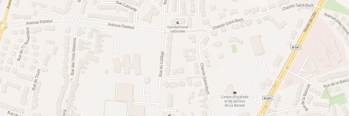 Plan du 6 Res Les Glaieuls Rue du Colleg à La Bassée