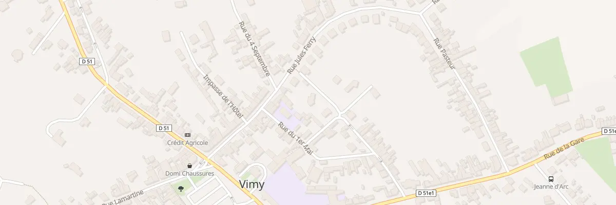 Plan du 23 Rue du Premier Mai à Vimy
