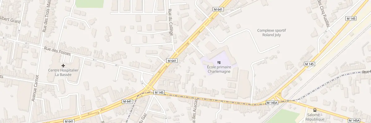 Plan du 22 Rue de Lille à La Bassée
