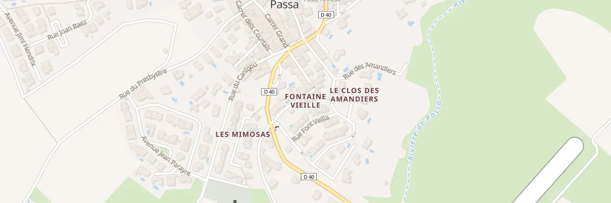 Plan du 15 Rue de la Fontaine Vieille à Passa