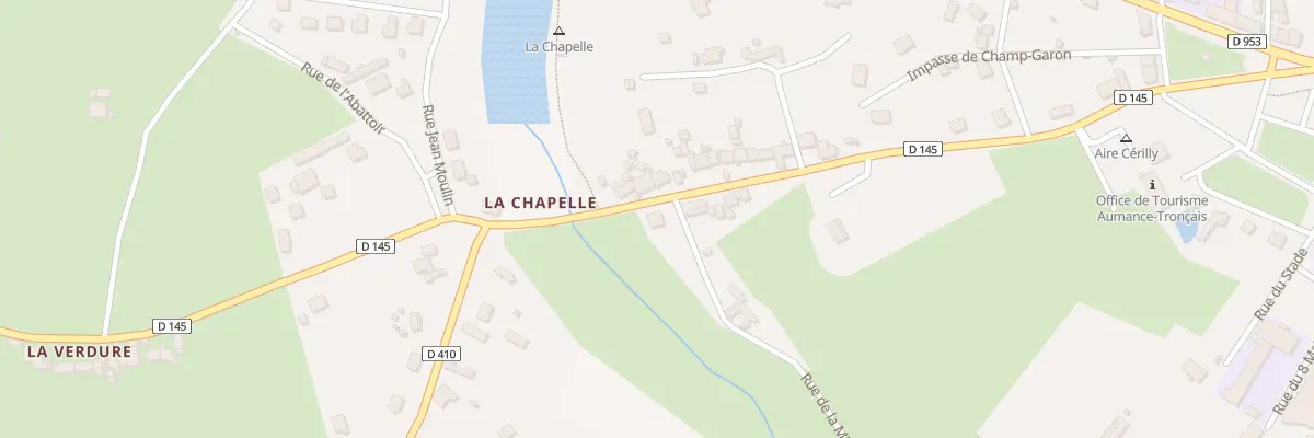 Plan du 11 Rue de la Chapelle à Cérilly