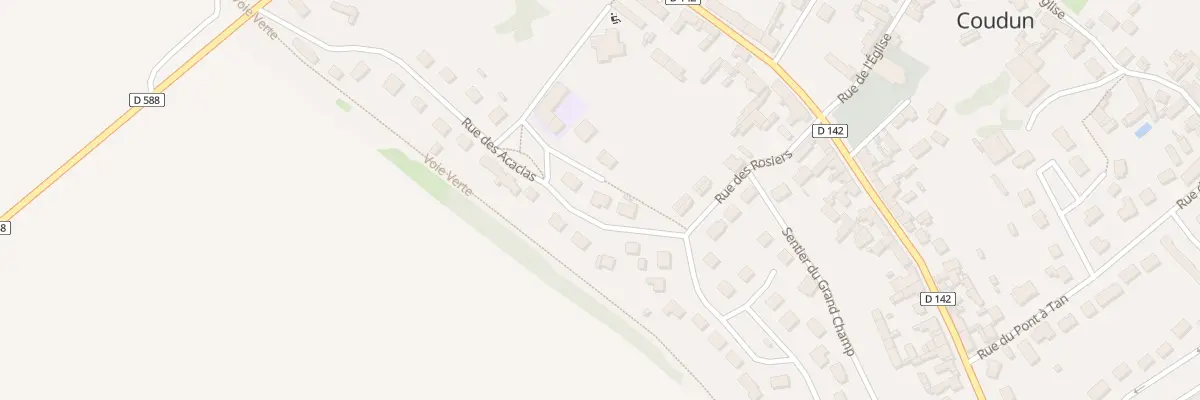 Plan du 45 Rue des Acacias à Coudun